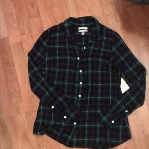 Plaid J.Crew Button down
